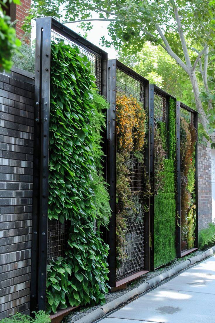 نمونه کار دیوار سبز