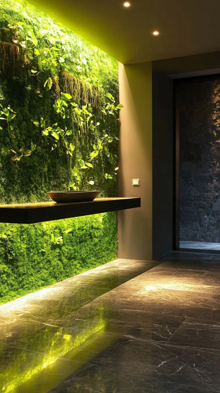 دیوار سبز: تلفیق هنر طبیعت و نوآوری در فضاهای مدرن