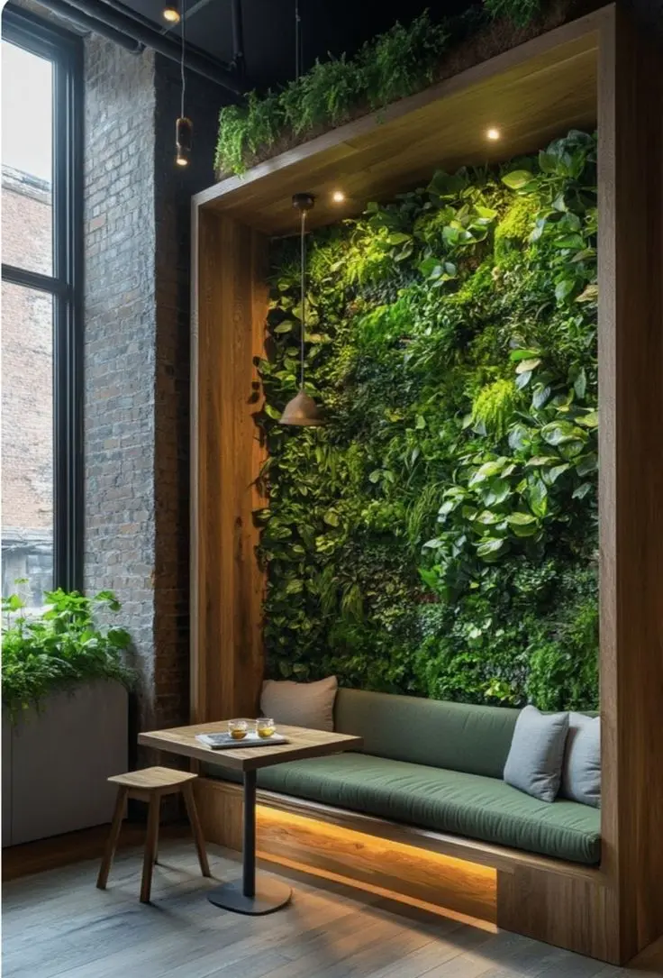 دیوار سبز طبیعی