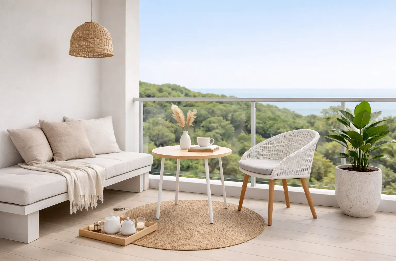 طراحی بالکن مینیمال